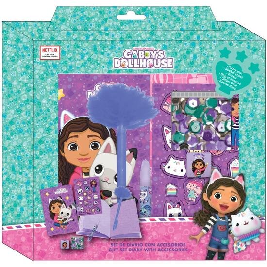 DIARIO SET GABBY´S DOLLHOUSE