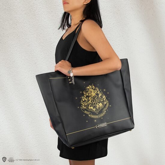 BOLSO HARRY POTTER HOGWARTS NEGRO