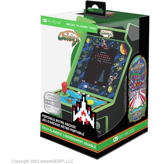 CONSOLA MICRO PLAYER GALAGA 2. 17 CM MY ARCADE