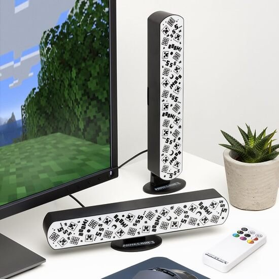 PACK X2 BARRAS DE LUZ CREEPERS MINECRAFT