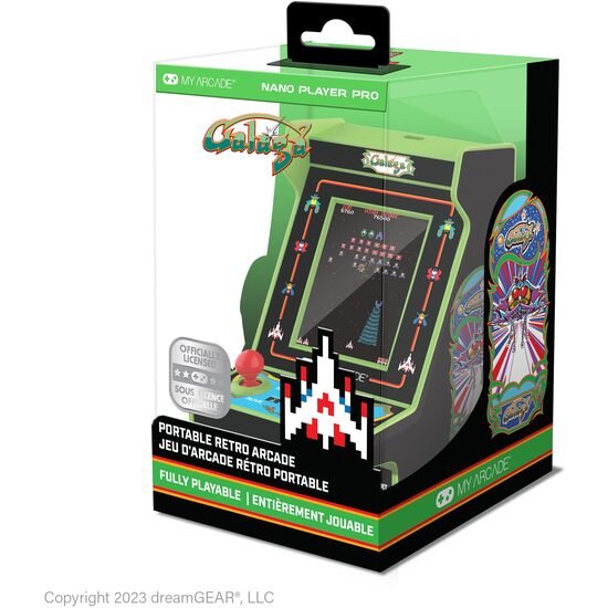 CONSOLA NANO PLAYER GALAGA 12 CM MY ARCADE