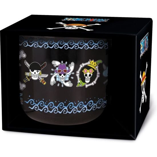 TAZA DE DESAYUNO LOGOS PERSONAJES ONE PIECE 400 ML STOR