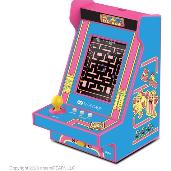 CONSOLA NANO PLAYER MS PACMAN 12 CM MY ARCADE