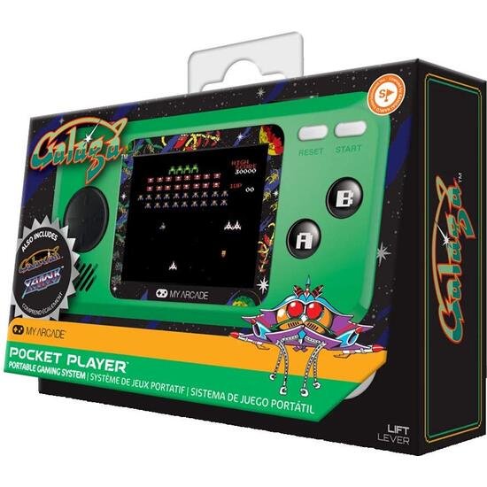 CONSOLA POCKET PLAYER GALAGA 8,4 CM MY ARCADE