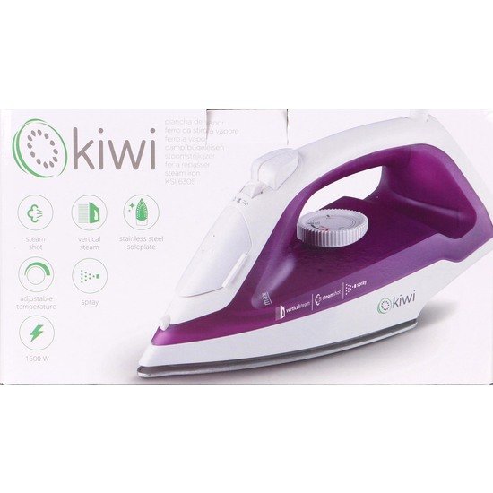PLANCHA VAPOR 1600-1800W ACERO INOX