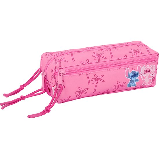 PORTATODO TRIPLE PEQ. C/GOMA ELAST. 20CM STITCH  CHILL SAFTA