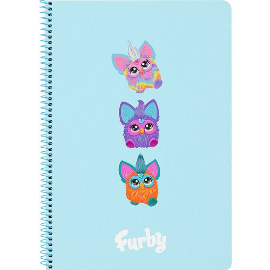 LIBRETA FOLIO 80 H. TAPAS DURAS FURBY SAFTA