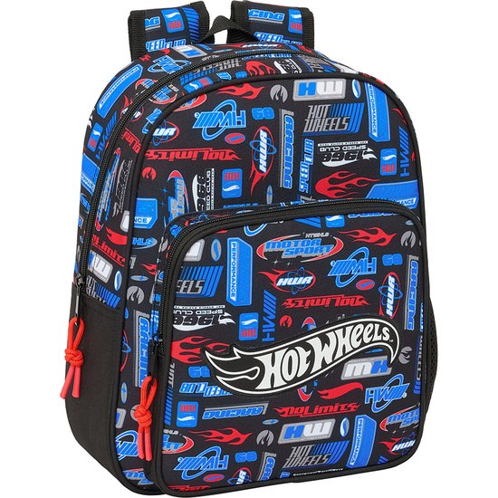MOCHILA INFANTIL ADAPT.CARRO HOT WHEELS SAFTA