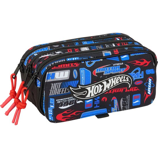 PORTATODO TRIPLE BIG HOT WHEELS SAFTA