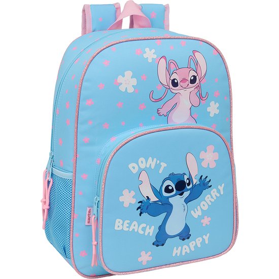 MOCHILA ADAPT.CARRO STITCH  HAPPY SAFTA