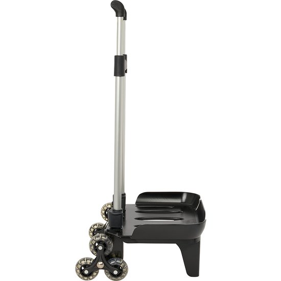 CARRO PORTAMOCHILAS PLEGAB. TRIPLE RUEDA TROLLEY NEGRO