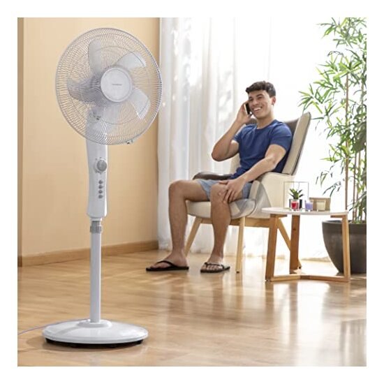 -33- VENTILADOR DE PIE INNOVAGOODS FRESHINN BLANCO