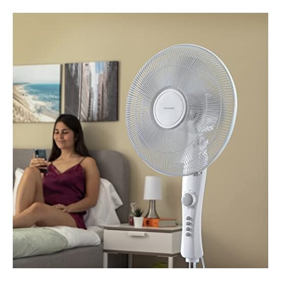 -33- VENTILADOR DE PIE INNOVAGOODS FRESHINN BLANCO