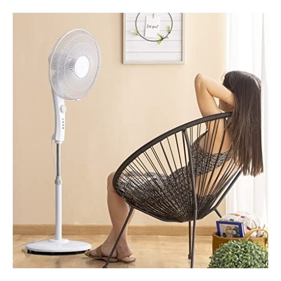 -33- VENTILADOR DE PIE INNOVAGOODS FRESHINN BLANCO