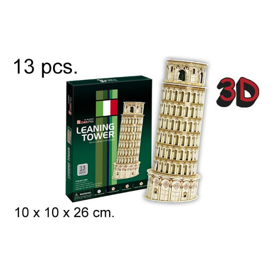 Comprar 3d Puzzle Torre Inclinada De Pisa
