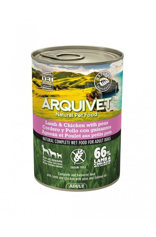 Comprar Lata Cordero Y Pollo Con Guisantes 400gr