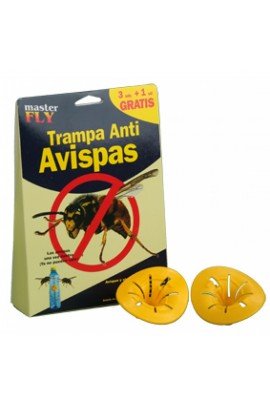 TRAMPA ANTI AVISPAS ESTUCHE 4 UDS. Master Fly