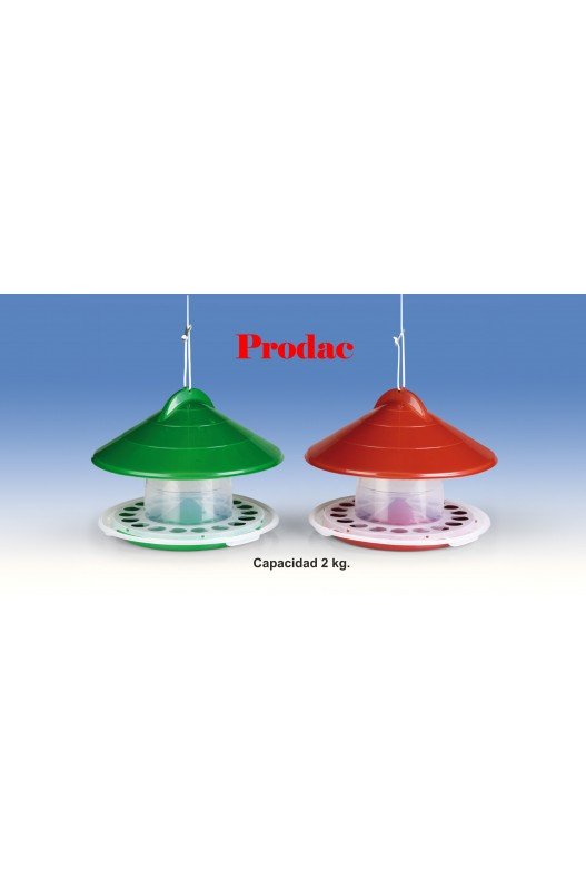 TOLVA PLASTICO PAJAROS Capacidad 2 Kg.GAUN Gaun