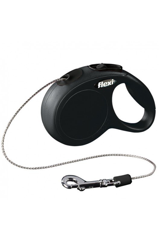 FLEXI NUEVO CLASSIC S Cordon 5 mts. Negro Flexi