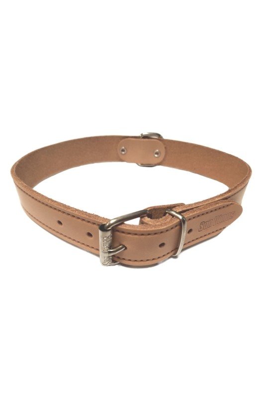 COLLAR CUERO LISO 12x300mm. NATURAL San Dimas