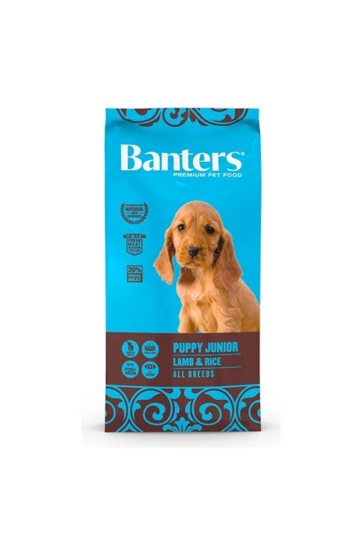 BANTERS DOG PUPPY LAMB&RICE 15 KG. Banters