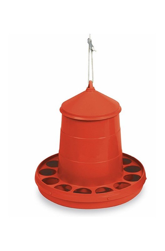TOLVA PLASTICO AVE 2 KG. ROJO Gaun