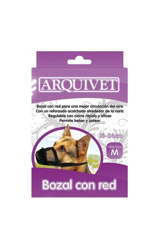 BOZAL NYLON CON RED Ajustable TALLA M Arquivet