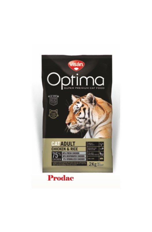 OPTIMA NOVA CAT ADULT CHIKEN RICE  8 KG. Optima Nova