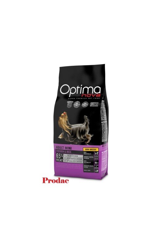 OPTIMA NOVA ADULT MINI POLLO ARROZ 12 KG. Optima Nova